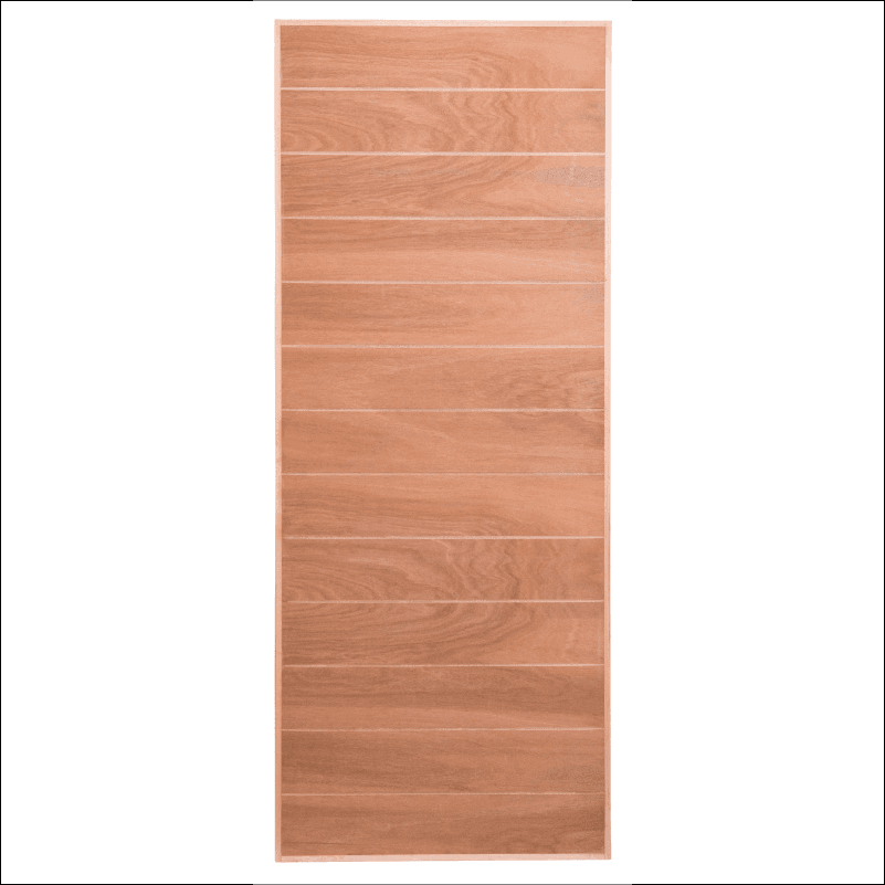 Marine Ply Horizontal Slatted Door