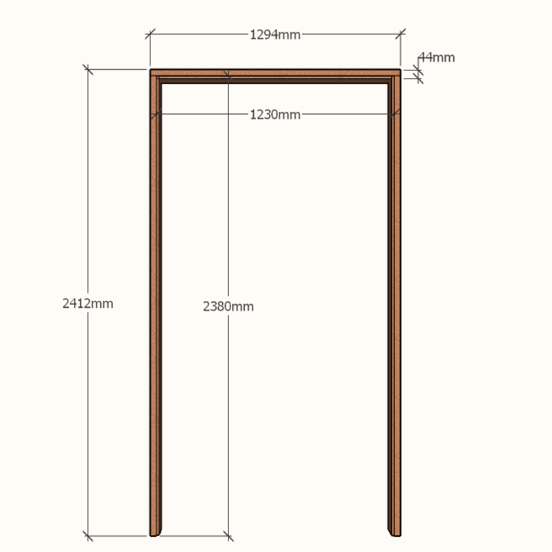 Extra Height Door Jamb 1630mm x 2320mm